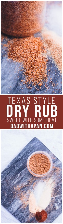 Texas Style Dry Rub For BBQs. Perfect for Chicken, Pork or Beef! #BBQ #Rub #Spice