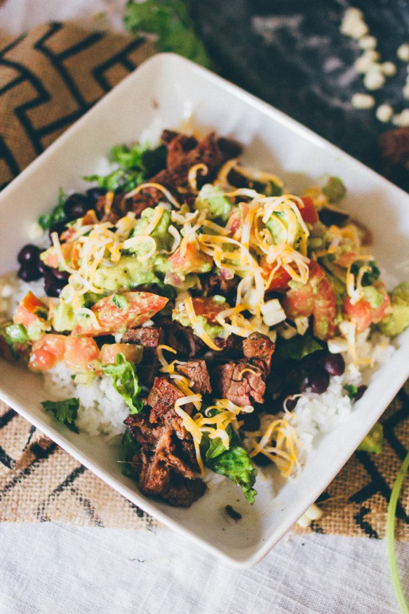 Carne Asada Burrito Bowl