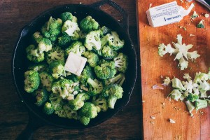 grilled butter garlic broccoli 5