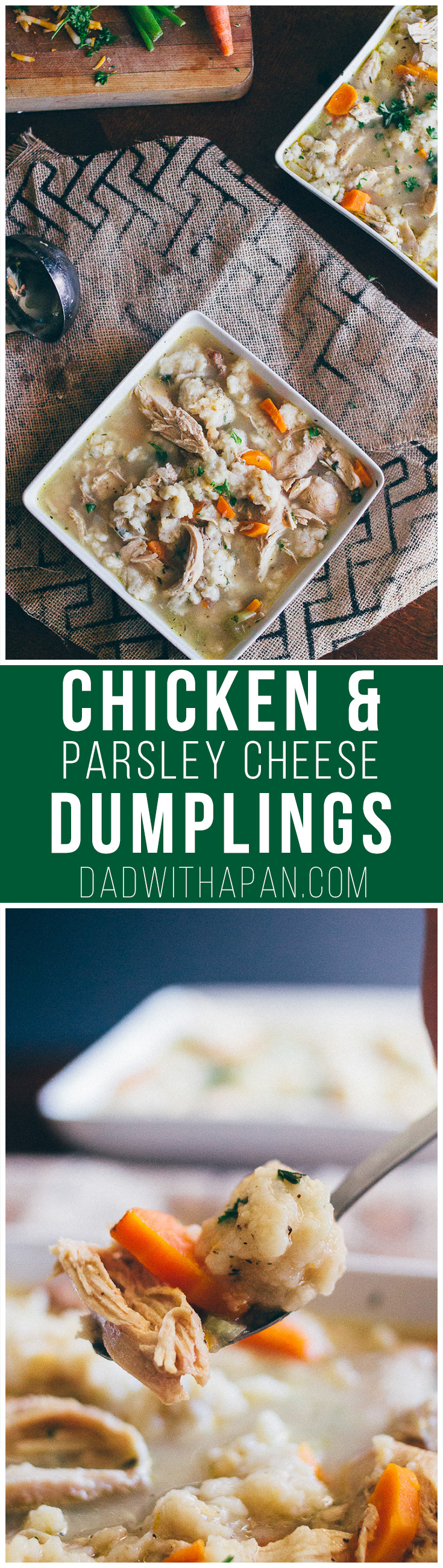 Chicken And Parsley Cheese Dumplings