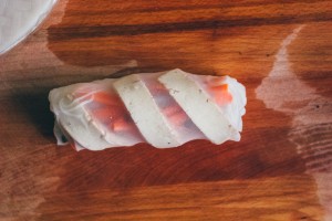 Tofu Spring Rolls Spicy Peanut Sauce 17
