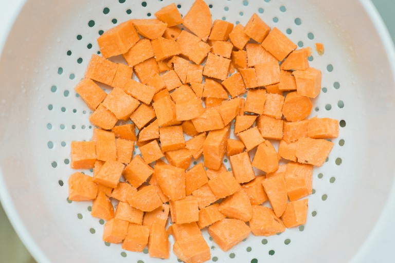 Sweet Potato Breakfast Skillet with Egg White Scramble Dad With A Pan