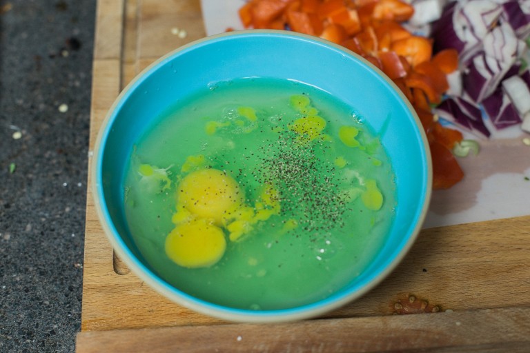 Sweet Potato Breakfast Skillet with Egg White Scramble Dad With A Pan