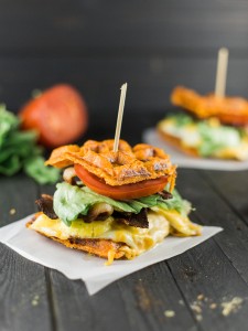 Sweet Potatoe Waffle Breakfast Sandwich 8