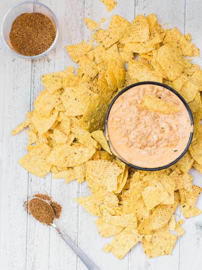 Cheesy Taco Beer Dip with a Taco Seasoning Recipe from scratch!