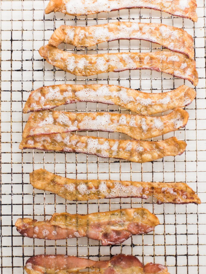 Cooking bacon in the Oven is the best way to get perfectly crispy bacon every time! dadwithapan.com