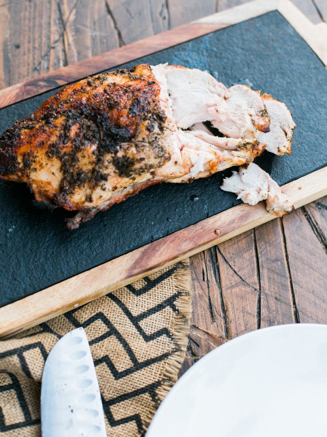 This Grilled Turkey Breast is amazing during those warm months that you're craving turkey. Especially where it doesn't get cold on Thanksgiving!