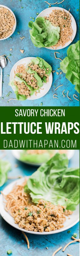 Chicken lettuce wraps cooked in soy sauce, hoisin sauce, sriracha and other amazing ingredients. A great appetizer or main course. One of my favorites!