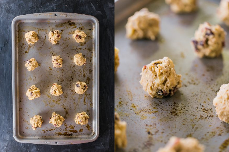 White Chocolate Macadamia Cranberry Oatmeal Cookies that are perfectly chunky, and soft to bite into all at the same time!