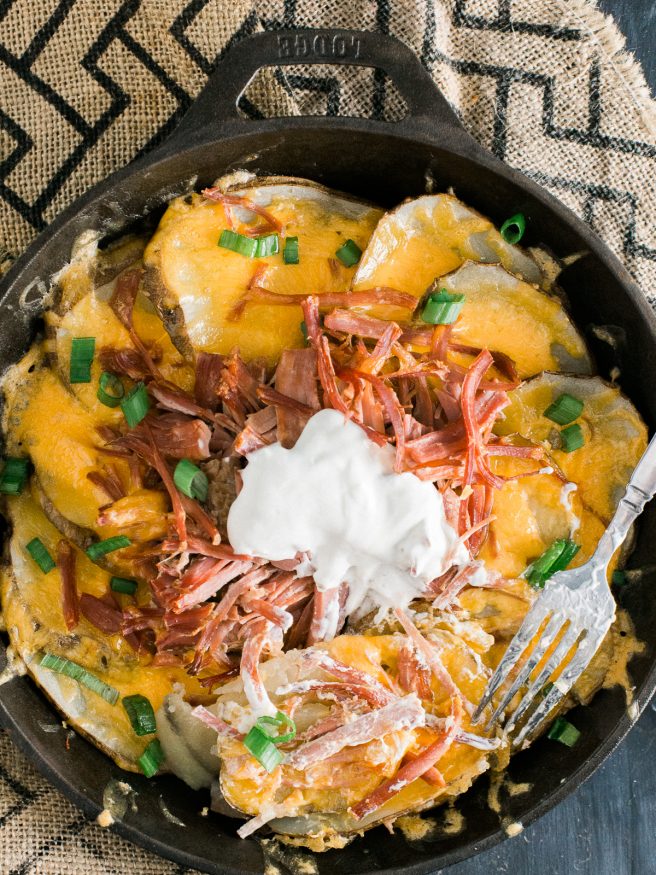 Irish nachos are made with crispy and golden brown potato chips, topped corned beef, melted cheese, that will leave you craving for more