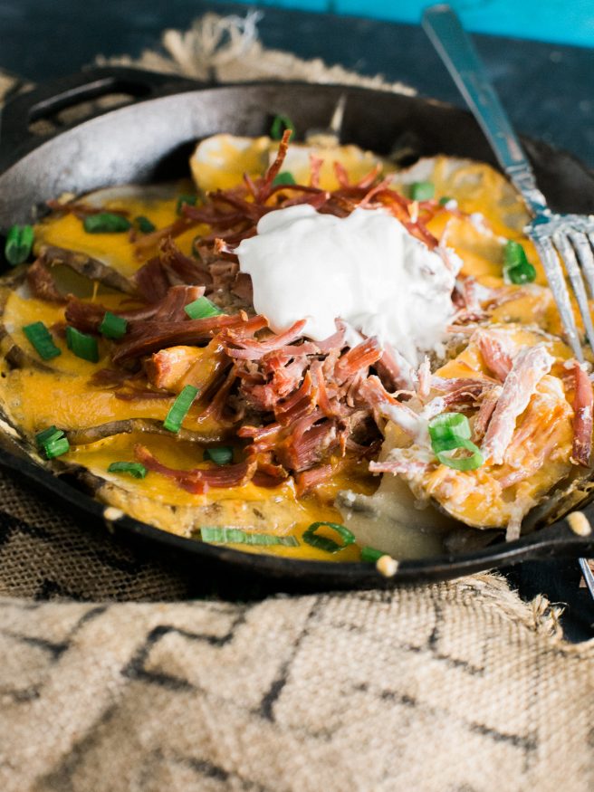 Irish nachos are made with crispy and golden brown potato chips, topped corned beef, melted cheese, that will leave you craving for more