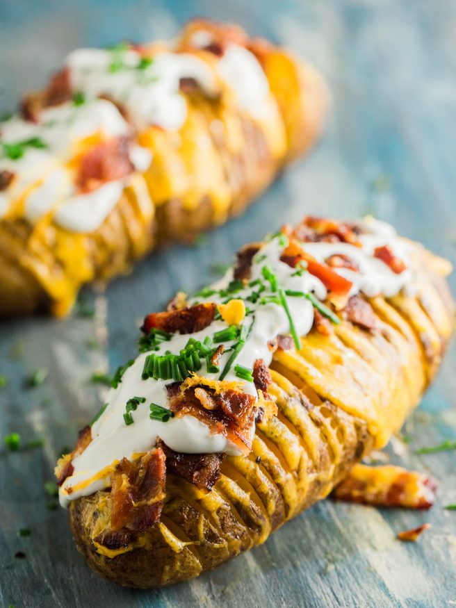 Loaded Hasselback Potatoes - Dad With A Pan