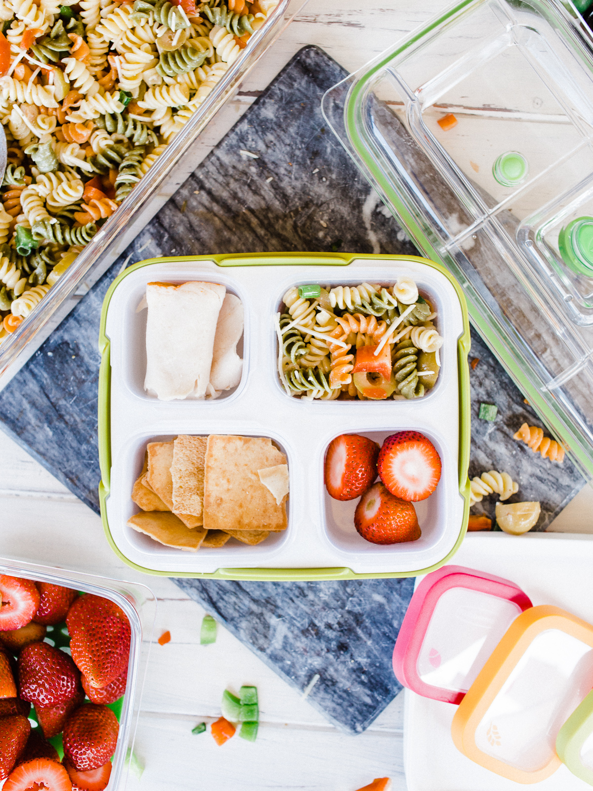 Family Summer Meal Prep with Italian Pasta Salad Recipe - Dad With A Pan