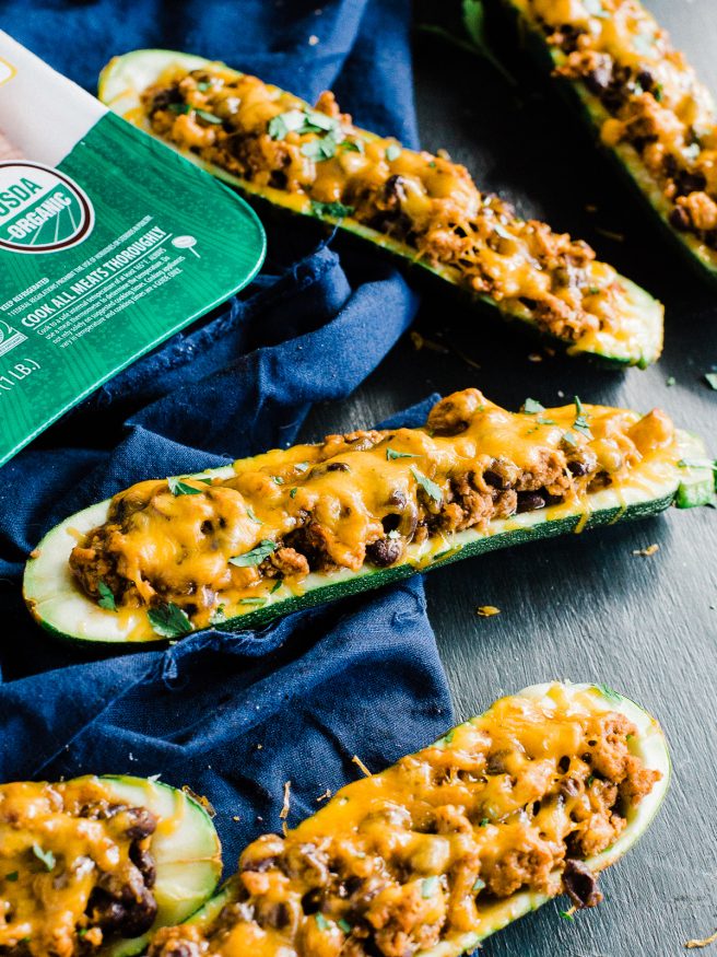 Stuffed Zucchini Boats with Ground Turkey Dad With A Pan