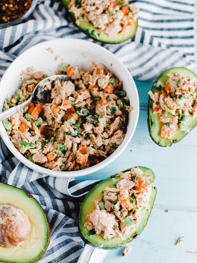 Tuna Salad Avocado Boat Dad With A Pan