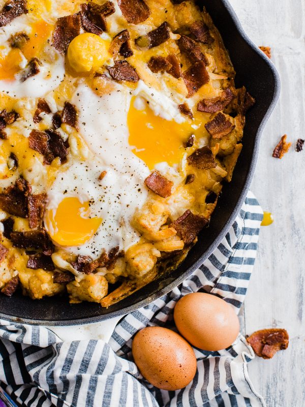 Cooking With The Kids: Bacon Egg And Cheese Totchos - Dad With A Pan