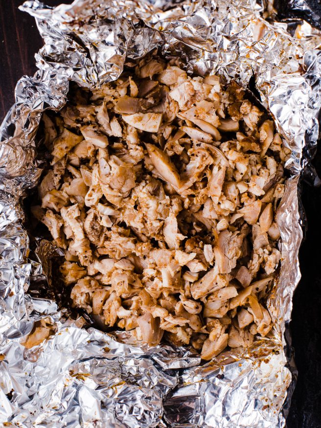 A great way to use smoked chicken, is throwing it in a taco! Smoked Chicken tacos take a twist on Taco Tuesday, and make a great leftover chicken idea!