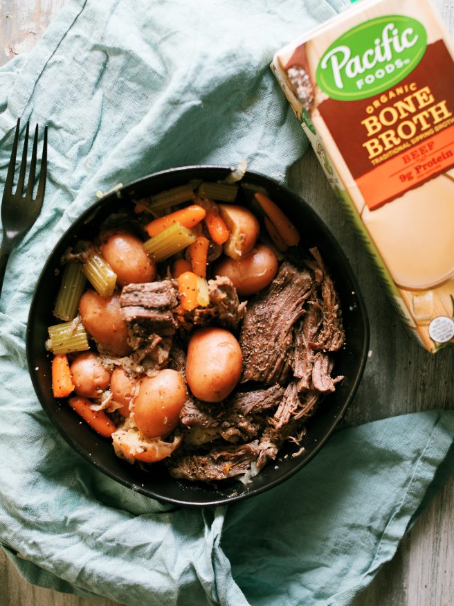 Instant Pot Roast with Beef Bone Broth