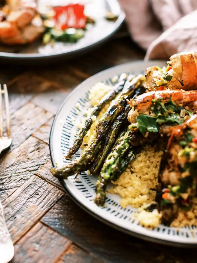 This Garlic and Herb Grilled Shrimp recipe uses MASSIVE Shrimp. It's got texture of lobster, loaded with garlic, Serrano peppers, and is amazing!