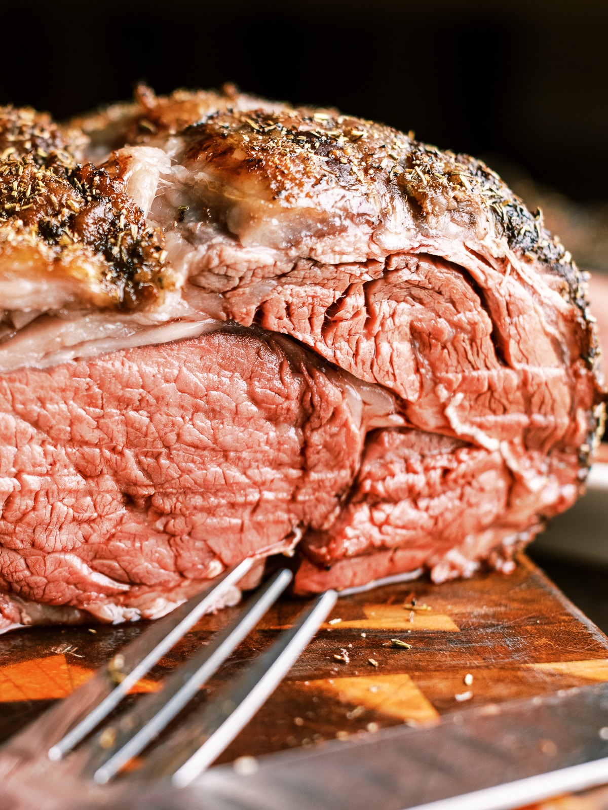 Garlic Herb Prime Rib Roast (Convection Oven Method) - Dad With A Pan
