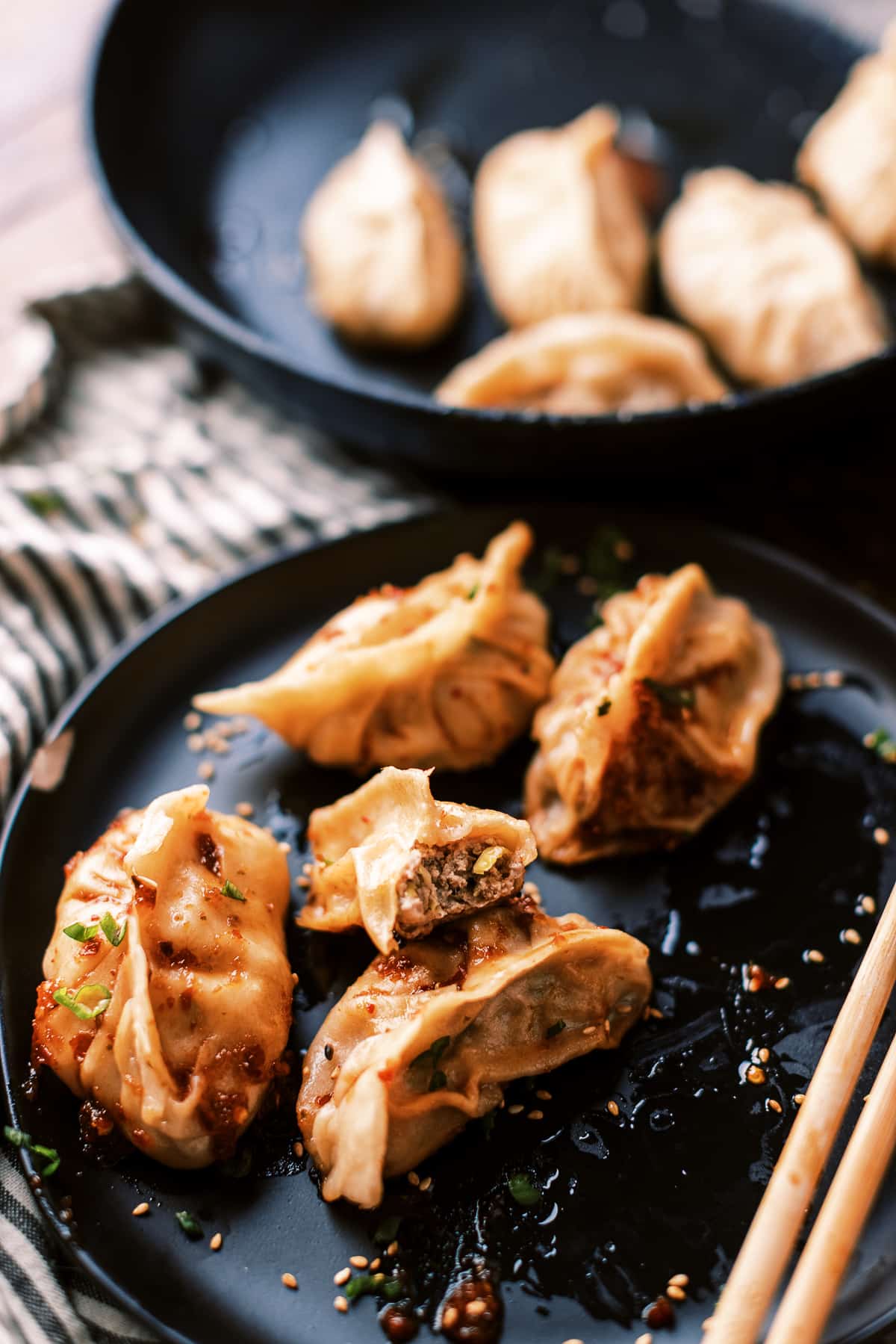 Fried Pork Dumplings Completely from Scratch - Dad With A Pan