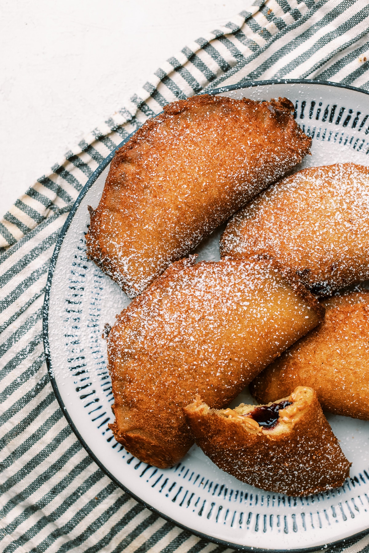 Fried Peanut and Jelly Sandwich Dad With Pan