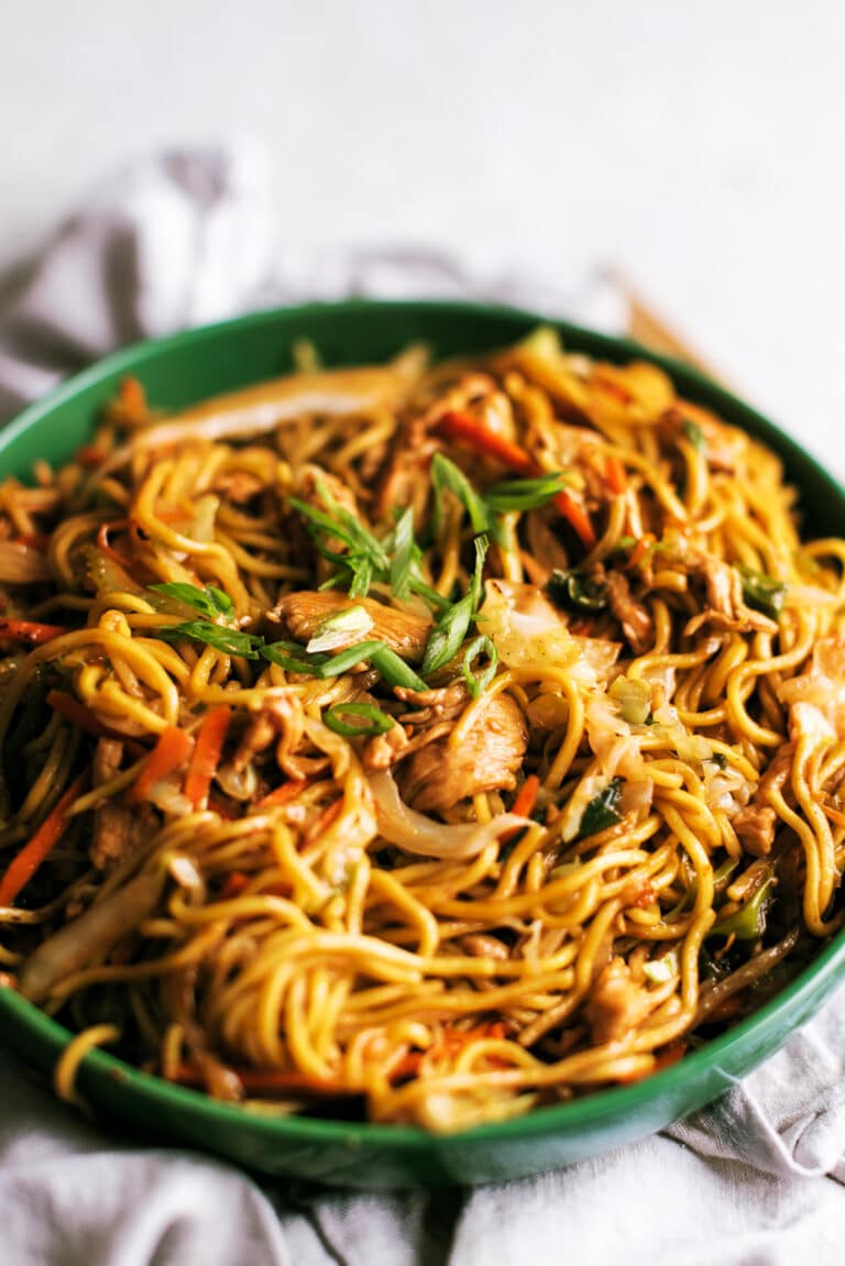Chicken Chow Mein Dad With A Pan